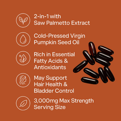 TrueVia® Pumpkin Seed Oil Softgels
