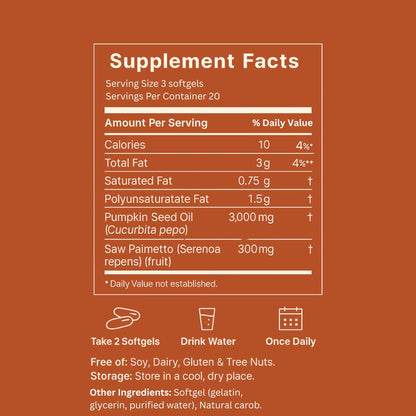 TrueVia® Pumpkin Seed Oil Softgels