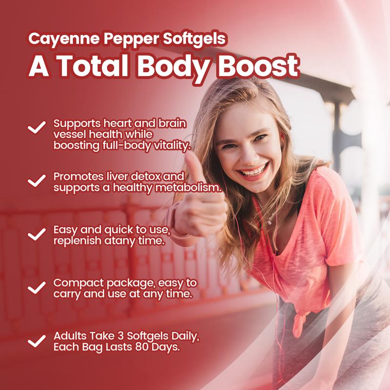 Cayenne Pepper Soft Gels