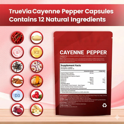 Cayenne Pepper Soft Gels