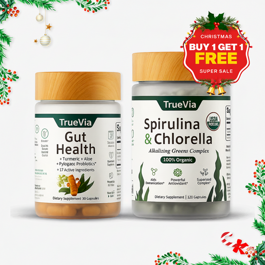 Gut Health + Spirulina & Chlorella Bundle.