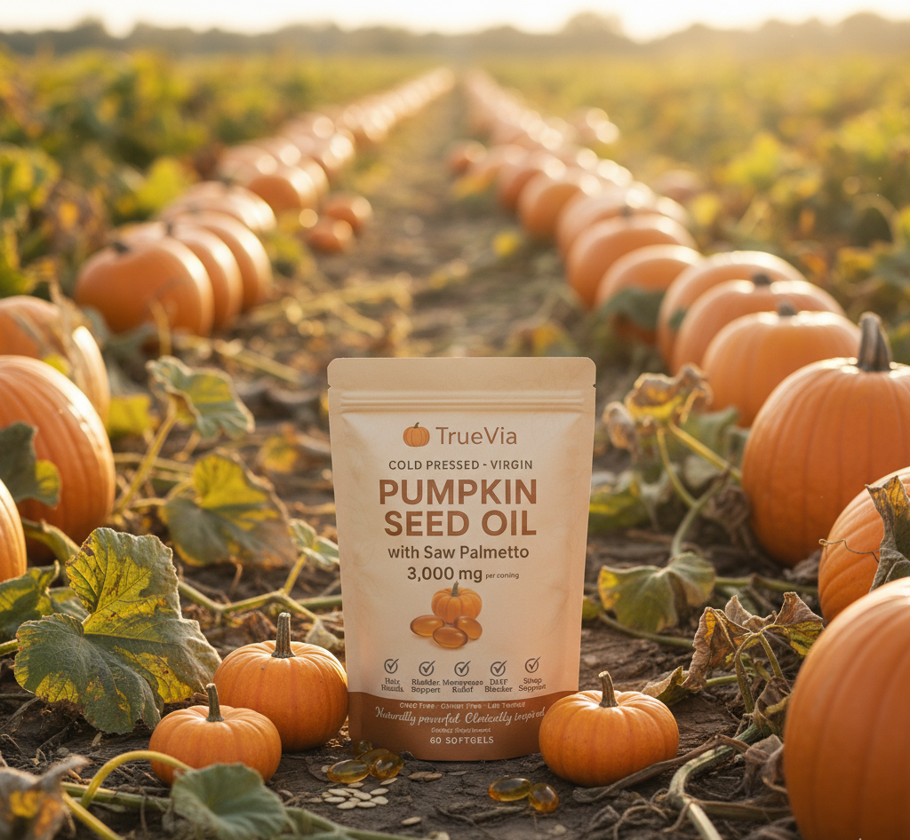 TrueVia® Pumpkin Seed Oil Softgels