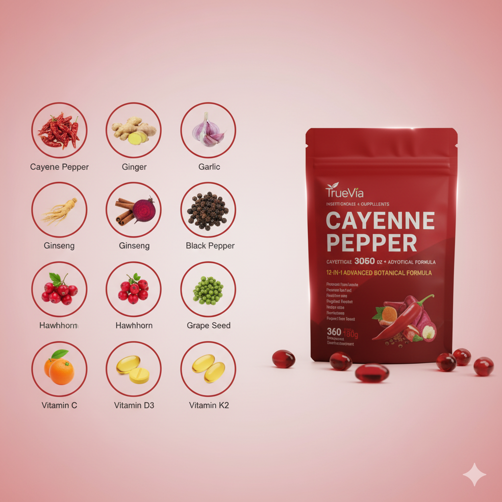 Cayenne Pepper Soft Gels