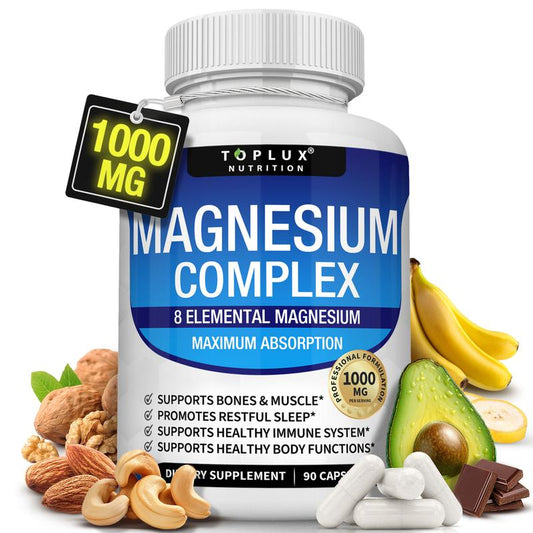 Toplux Magnesium Complex 8 Essential Magnesium Supplement