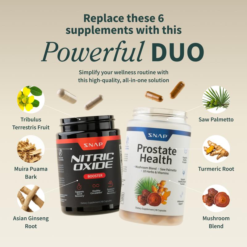 Advanced Nitric Oxide + Prostate Health Complex Duo