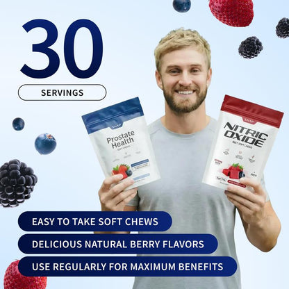 Prostate & Nitric Oxide Chews Duo Pack