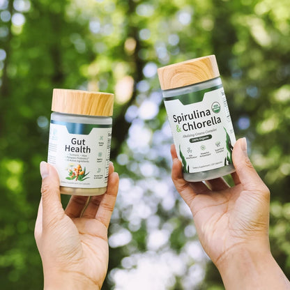 Gut Health + Spirulina & Chlorella Bundle.