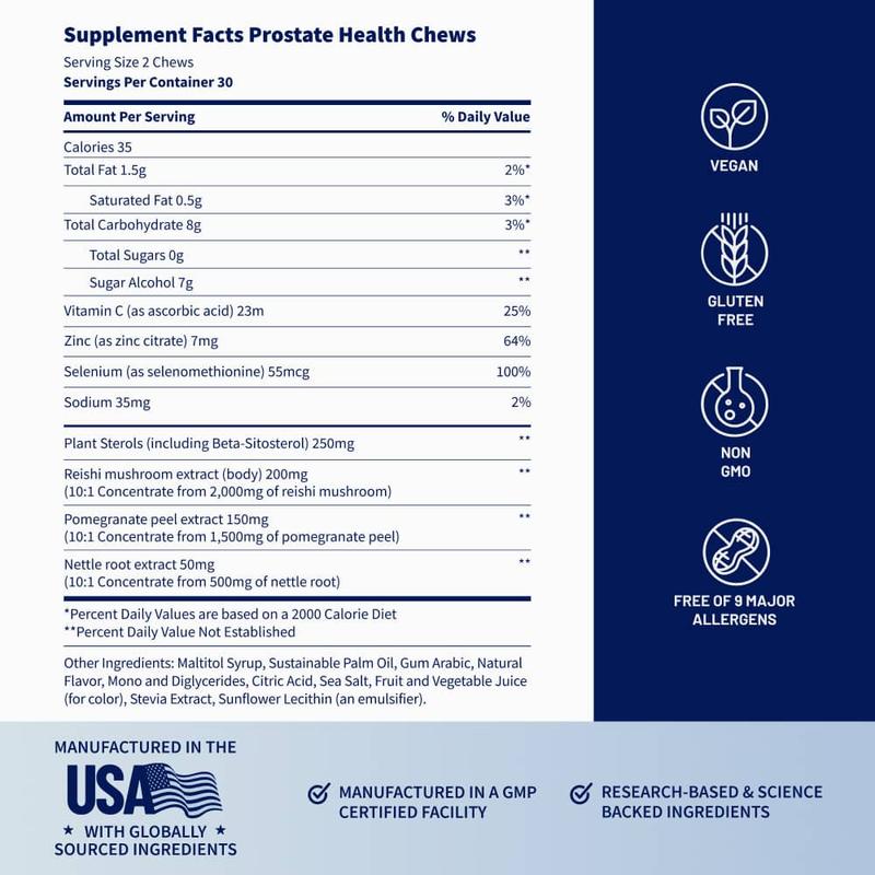 Prostate & Nitric Oxide Chews Duo Pack